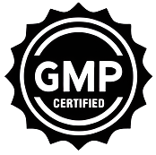 GMP Certified logo in black and white