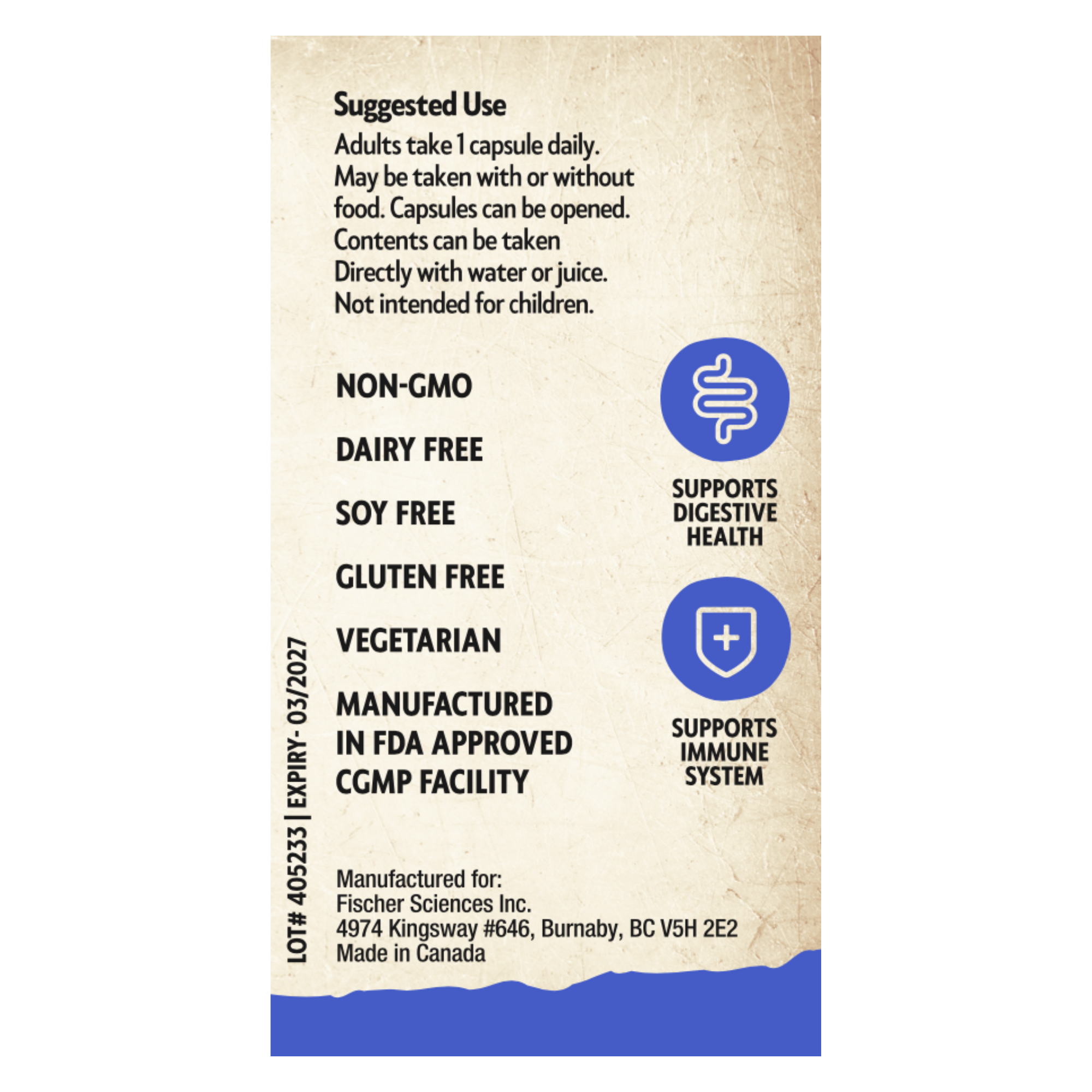 Code of Cultures Men's Formula 50B Whole Food Probiotics